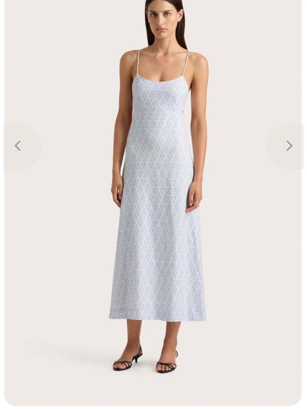 Faithfull the Brand - Antibes Midi Dress Leilani Mid Blue